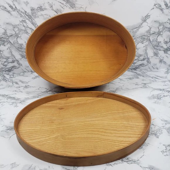 Shaker Box Jefferson Woodworking Smithsonian Shops Vintage - Picture 7 of 9